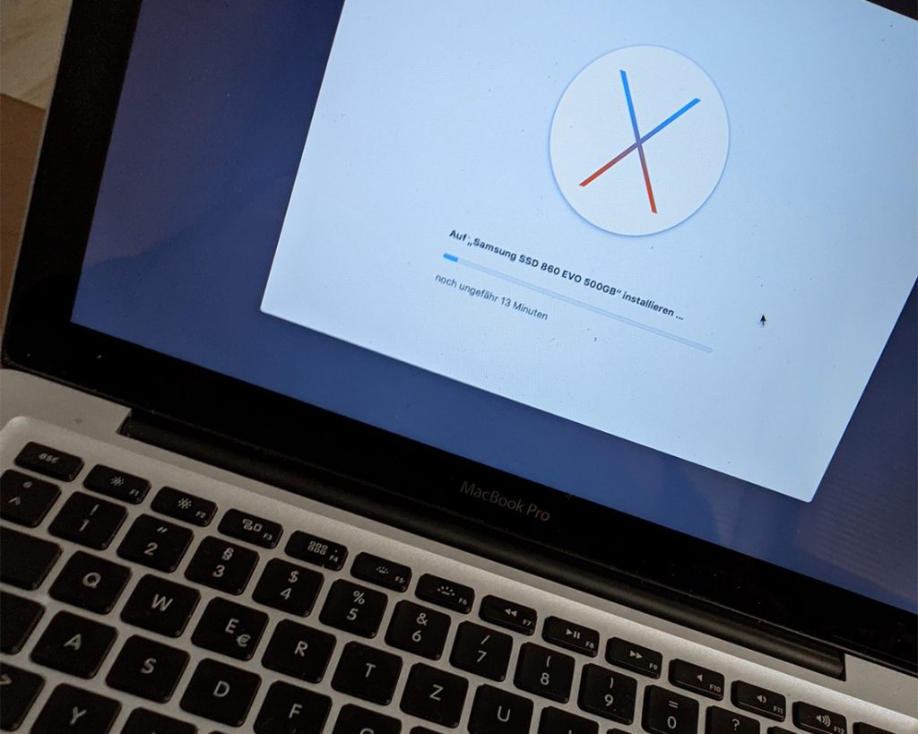 macbook pro mid 2012 ssd upgrade system