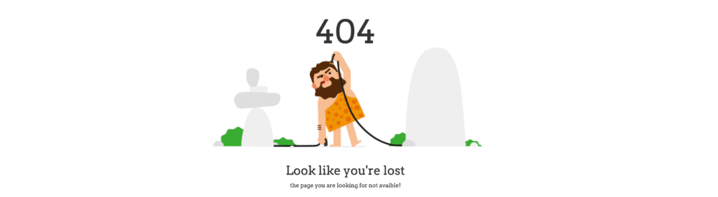 kreative 404 Error Page