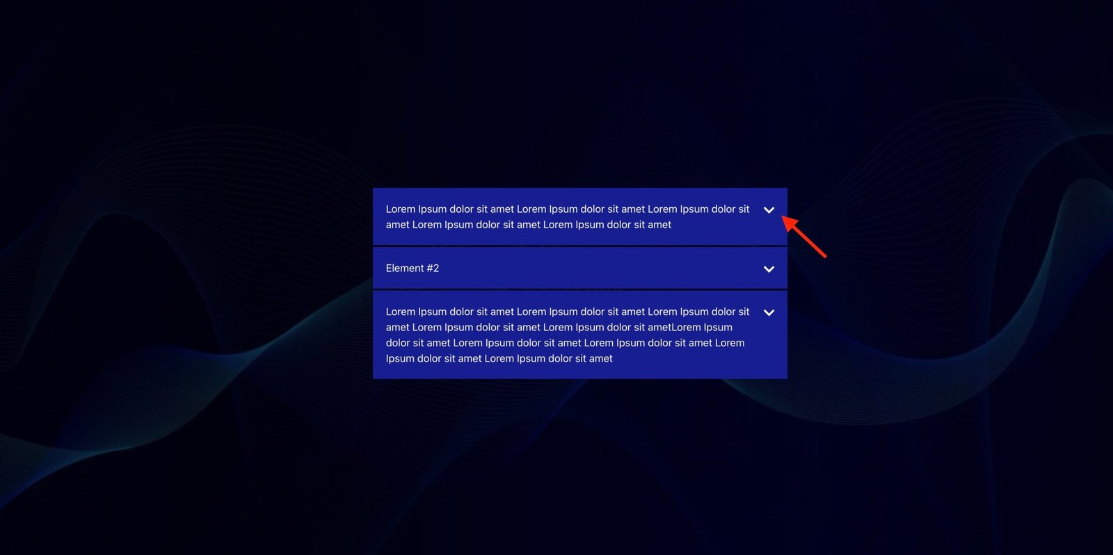 Elementor Accordion Widget Icon Position