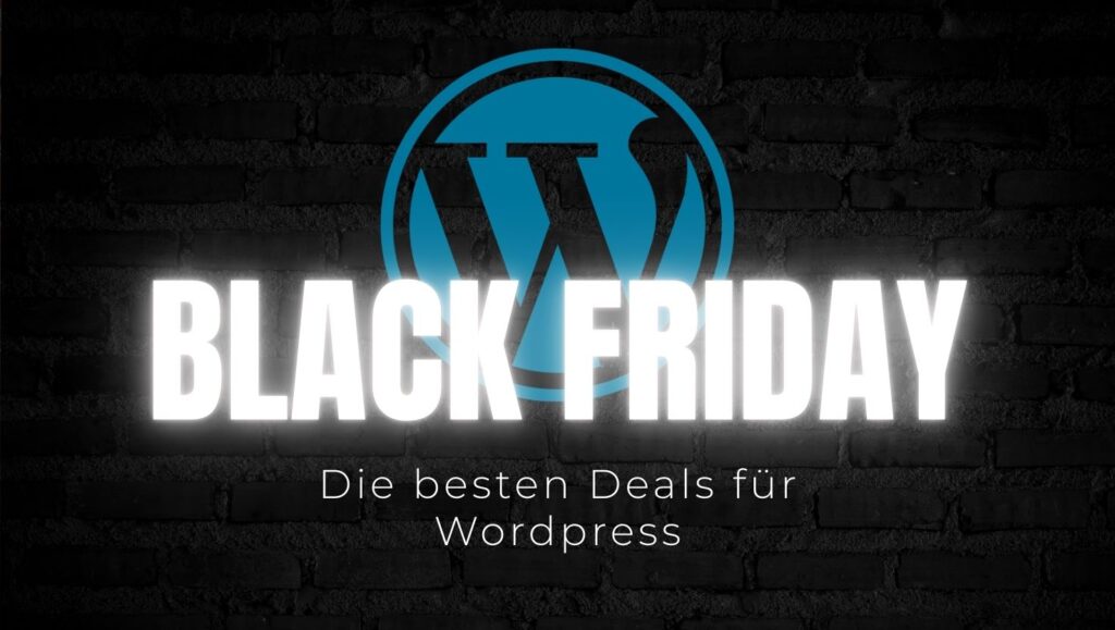 Black Friday Deals für Wordpress