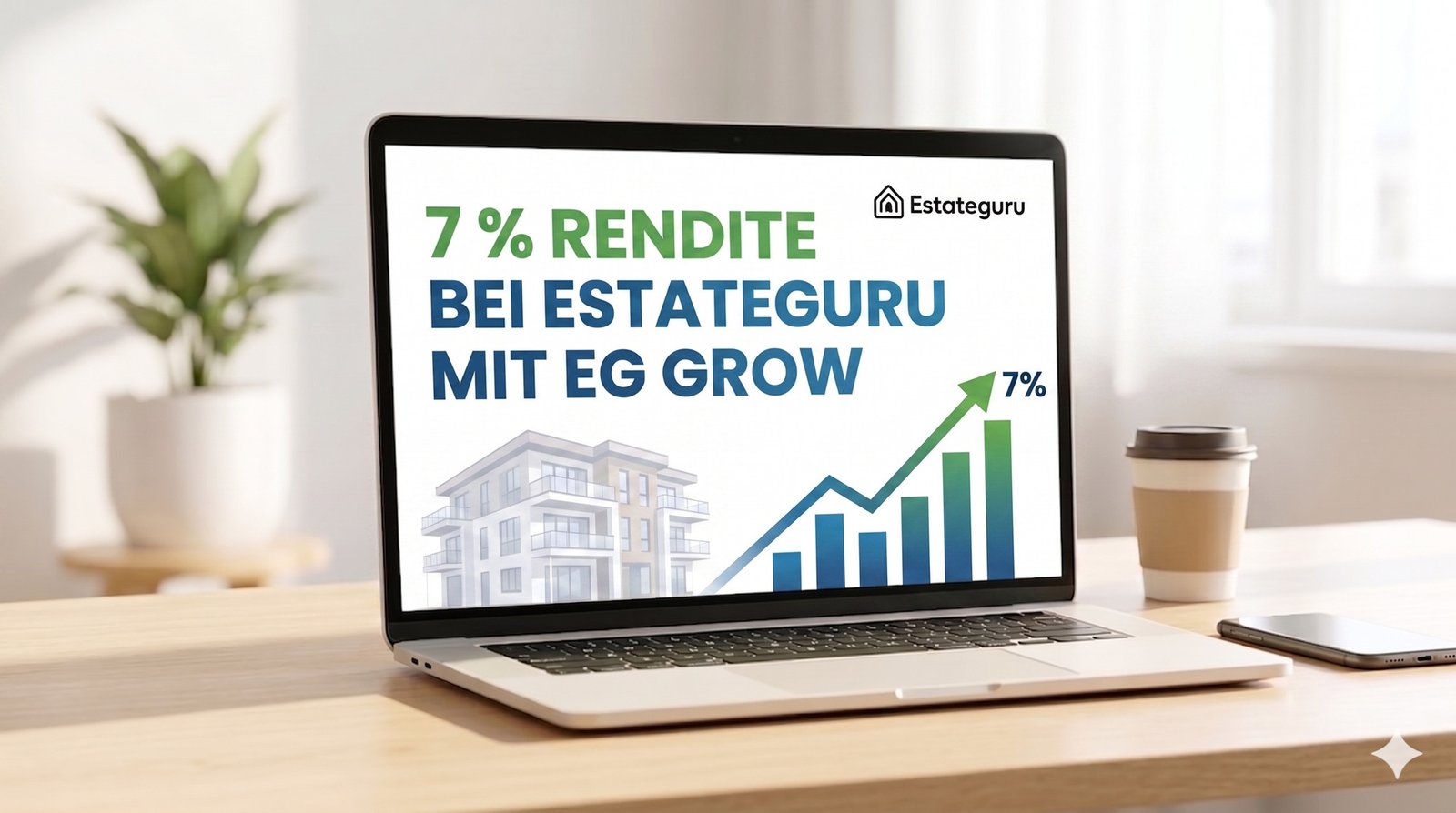 7% Rendite bei EG Grow von estateguru