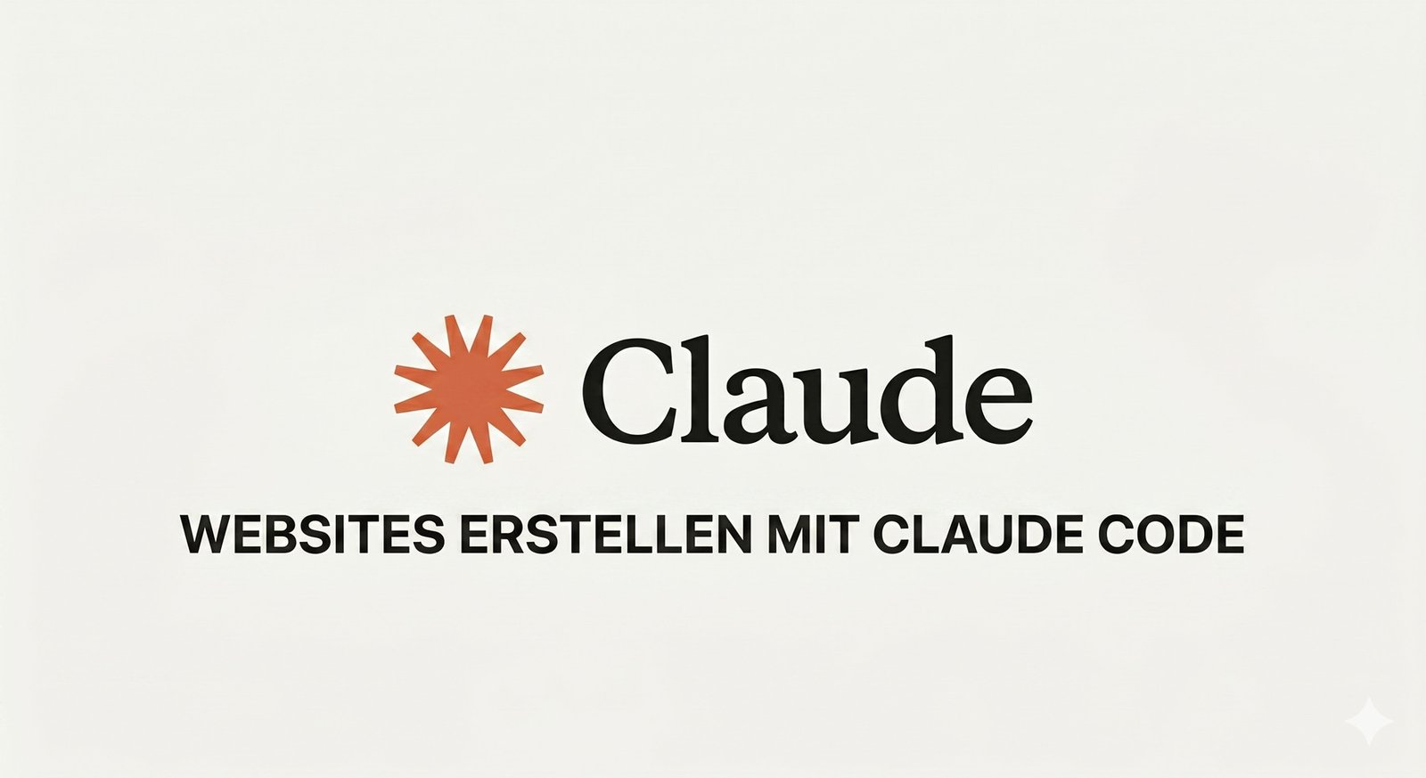 Websites erstellen mit Claude Code